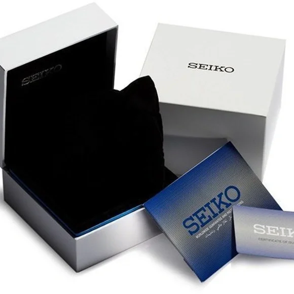 NEW Seiko Presage Cocktail Time Blue Dial Automatic Leather Men's Watch SRPE43 - Picture 3 of 3